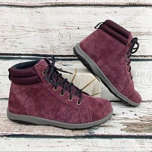 NEW! DULUTH TRADING Maroon Steel Creek Ankle Boots